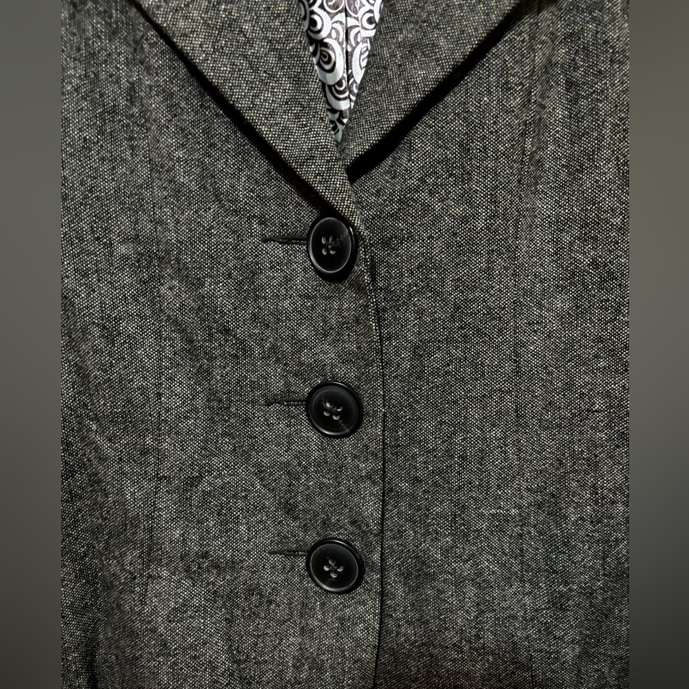 CAbi A-Line Tweed Wool Shakespeare Jacket Size 0 - Picture 5 of 7
